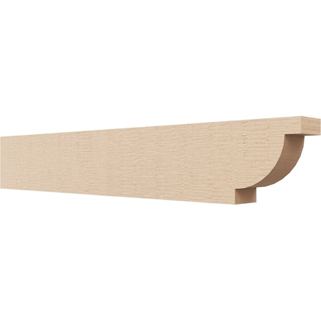 Ekena Millwork 2in. W x 4in. H x 24in. L Alpine Woodgrain TimberThane Rafter Tail, Primed Tan RFTUR02X04X24ALPRCPR